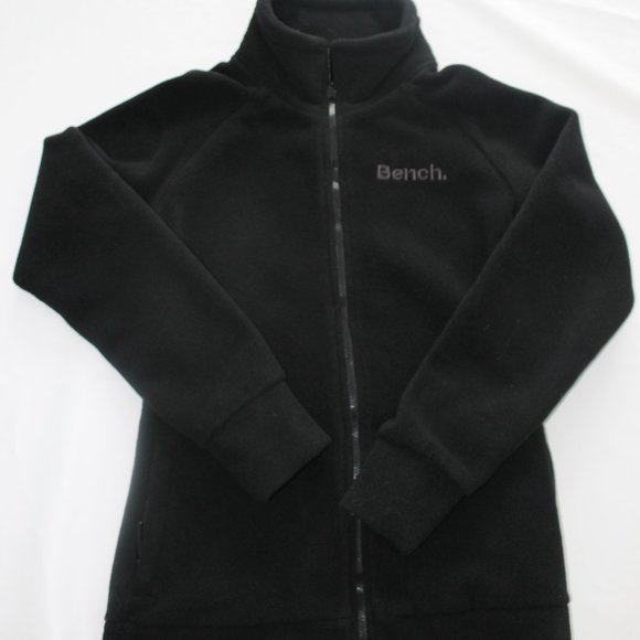 Girls cozy jet black bench fleece - Picture 1 of 9